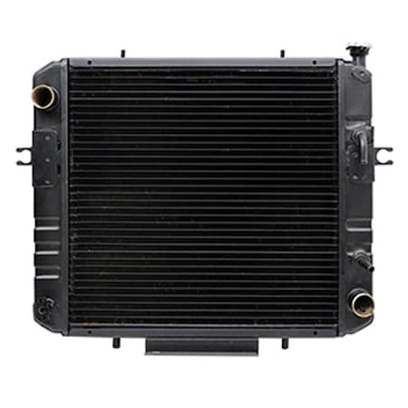 Aftermarket Toyota Fork Lift Radiator w/ Oil Cooler on 9" Centers 16410U113071A